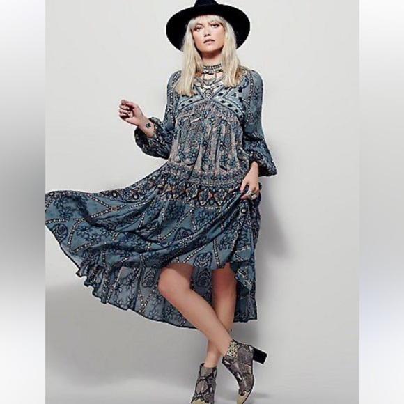 Free People Womens Pink City Dress - Picture 12 of 12